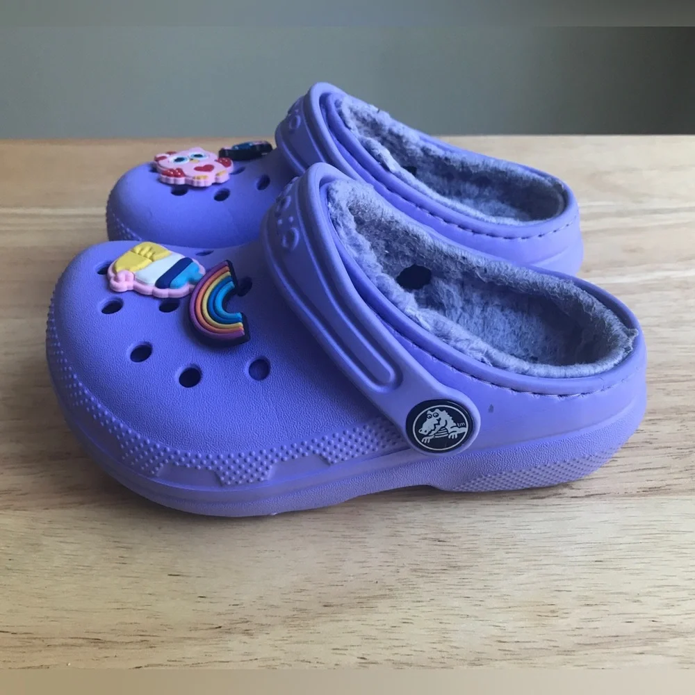 Crocs Kids Classic Lined Clog Size: C8